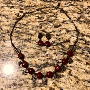 Necklace and Earing Set from Barcelona, Spain (never worn)